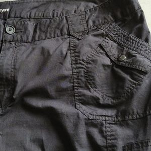 Lane Bryant black cargo shorts